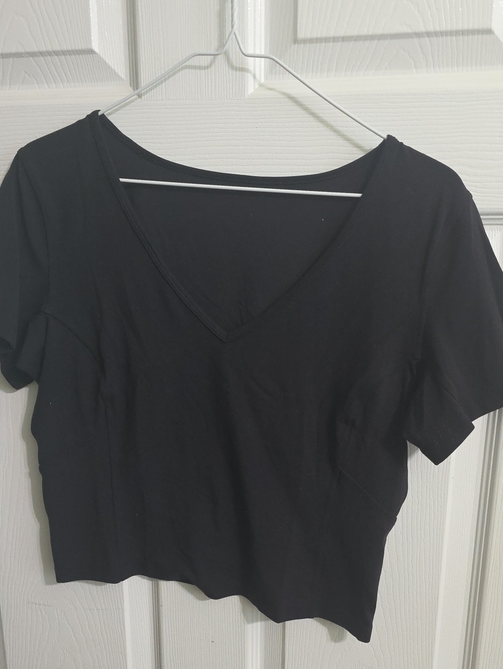Lululemon Align Black V-Neck Cropped Top